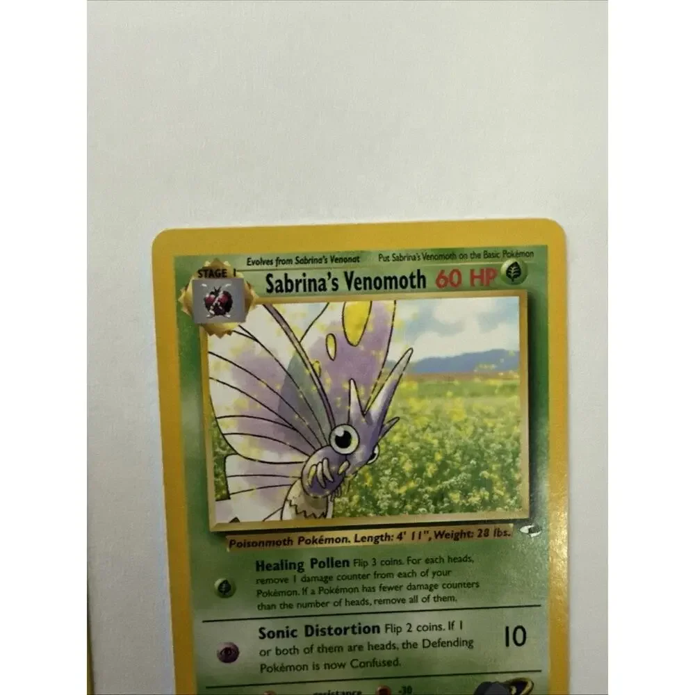 Pokemon Card Gym Heroes Sabrina's Venonat 96/132 & Venomoth 34/132 LP